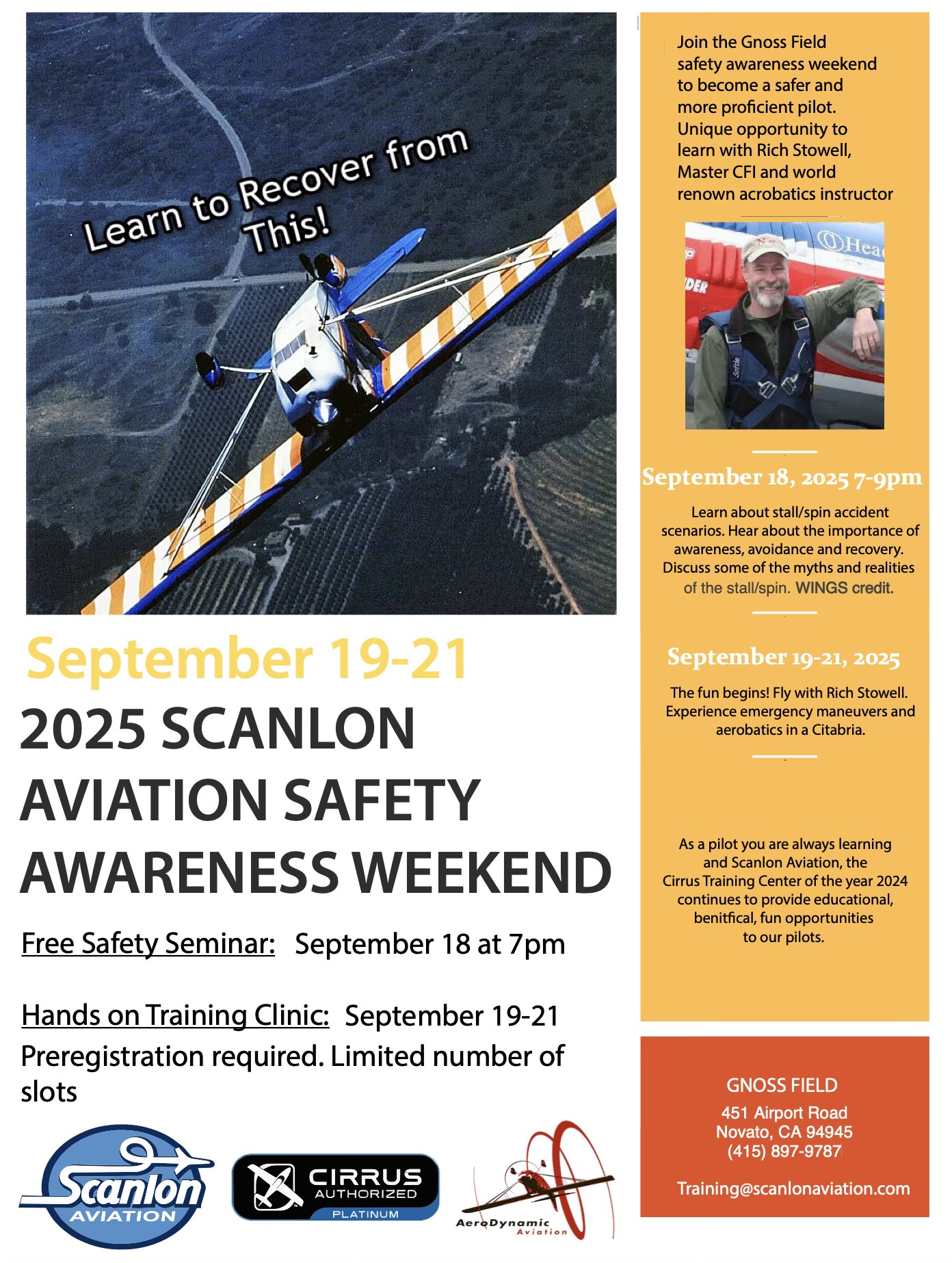 Scanlon Aviation Safety Seminar & Training Clinic