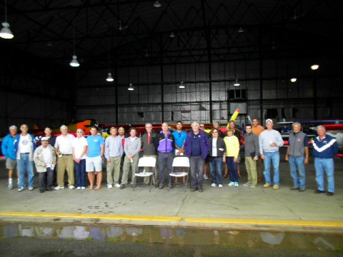 Volunteers, judges, and pilots at Olean, NY